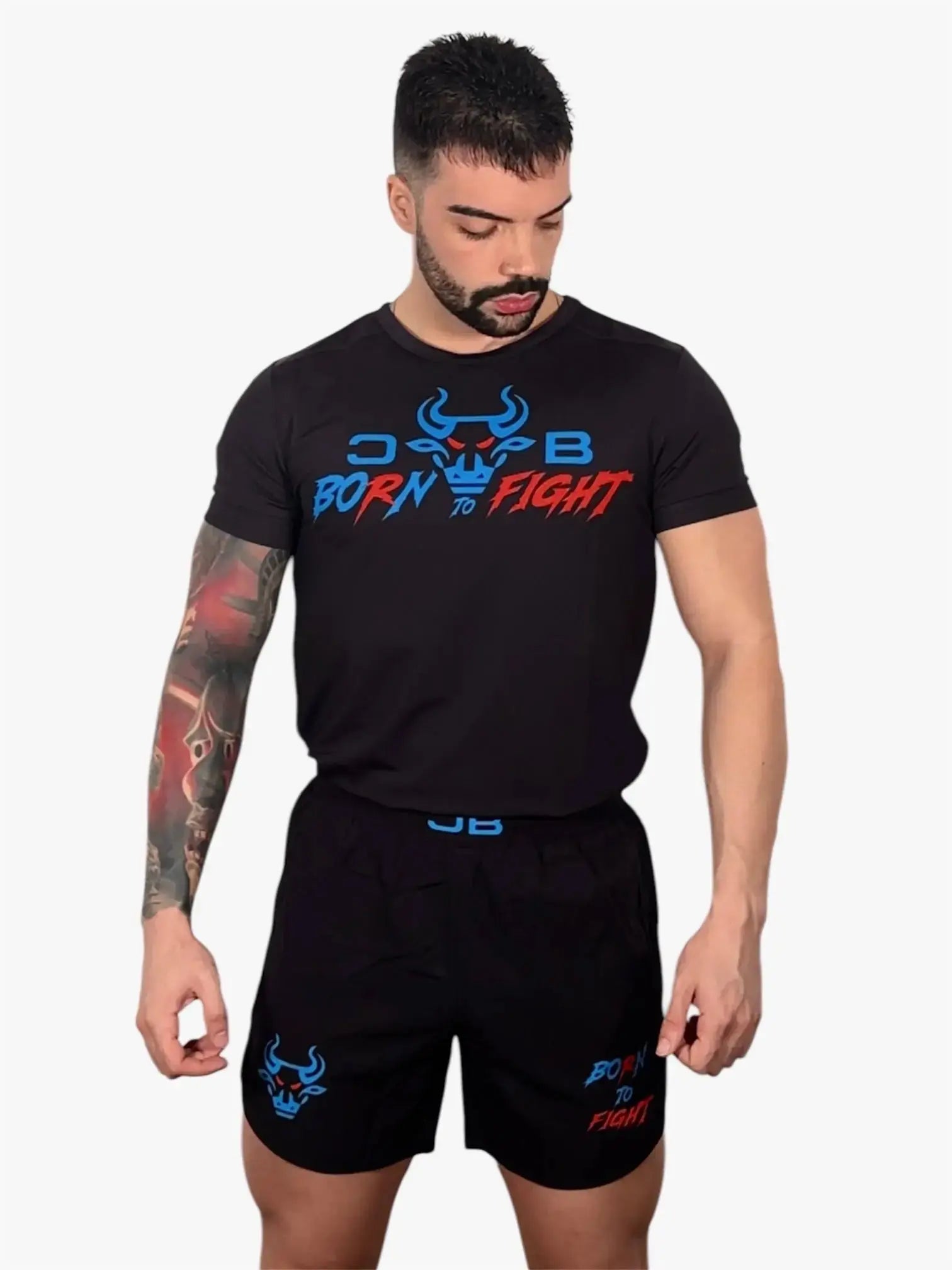 Pantalon corto "Born to fight" - Crazy & Brave