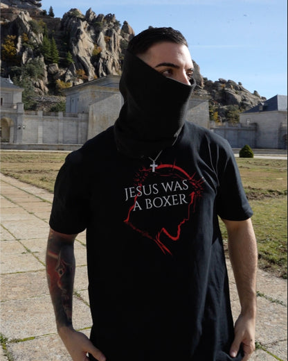 Camiseta Oversize Jesus Was a Boxer